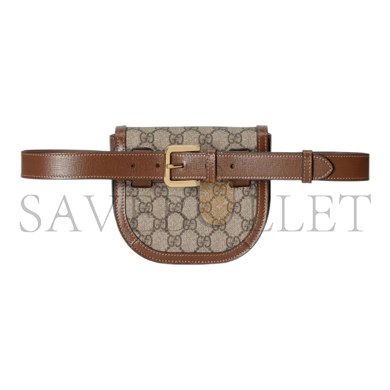 G*u*i horsebit 1955 half circle waist bag 760198 (16*13*6.5cm)
